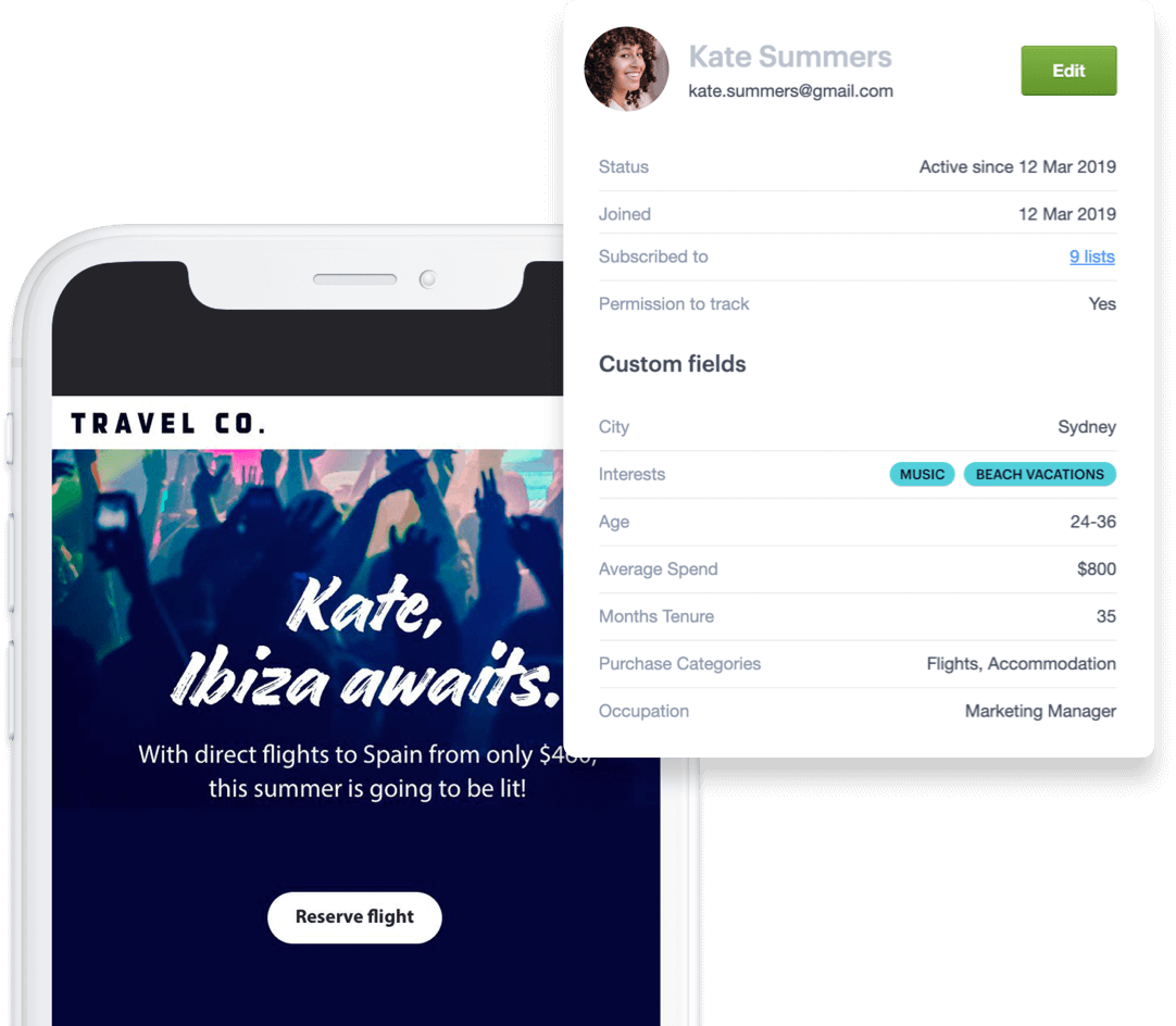 screenshot of Campaign Monitor by Marigold